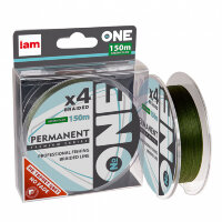 Плетёный шнур IAM Number One Permanent X4 (green) 0,24 мм 150 м