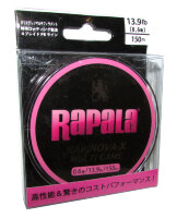 Плетёный шнур Rapala Rapinova-X Multi Game розовый #0,6/13,9 Lb/0,12 мм 150 м