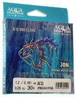 Леска Aqua Marine Ice Predator 0,181 мм 30 м