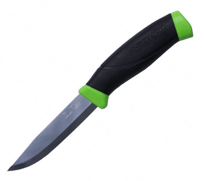 Нож Morakniv Companion Green, нерж. сталь, зелен.