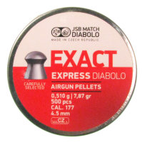 Пульки JSB Diabolo Exact Express. к. 4,52, 0,51 гр., 7.87 гран.