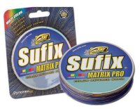Плетёный шнур Sufix Matrix Pro разноцветный 0,12 мм 100 м